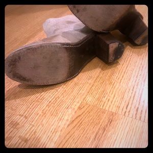 Holding horses grey distressed boots, like new